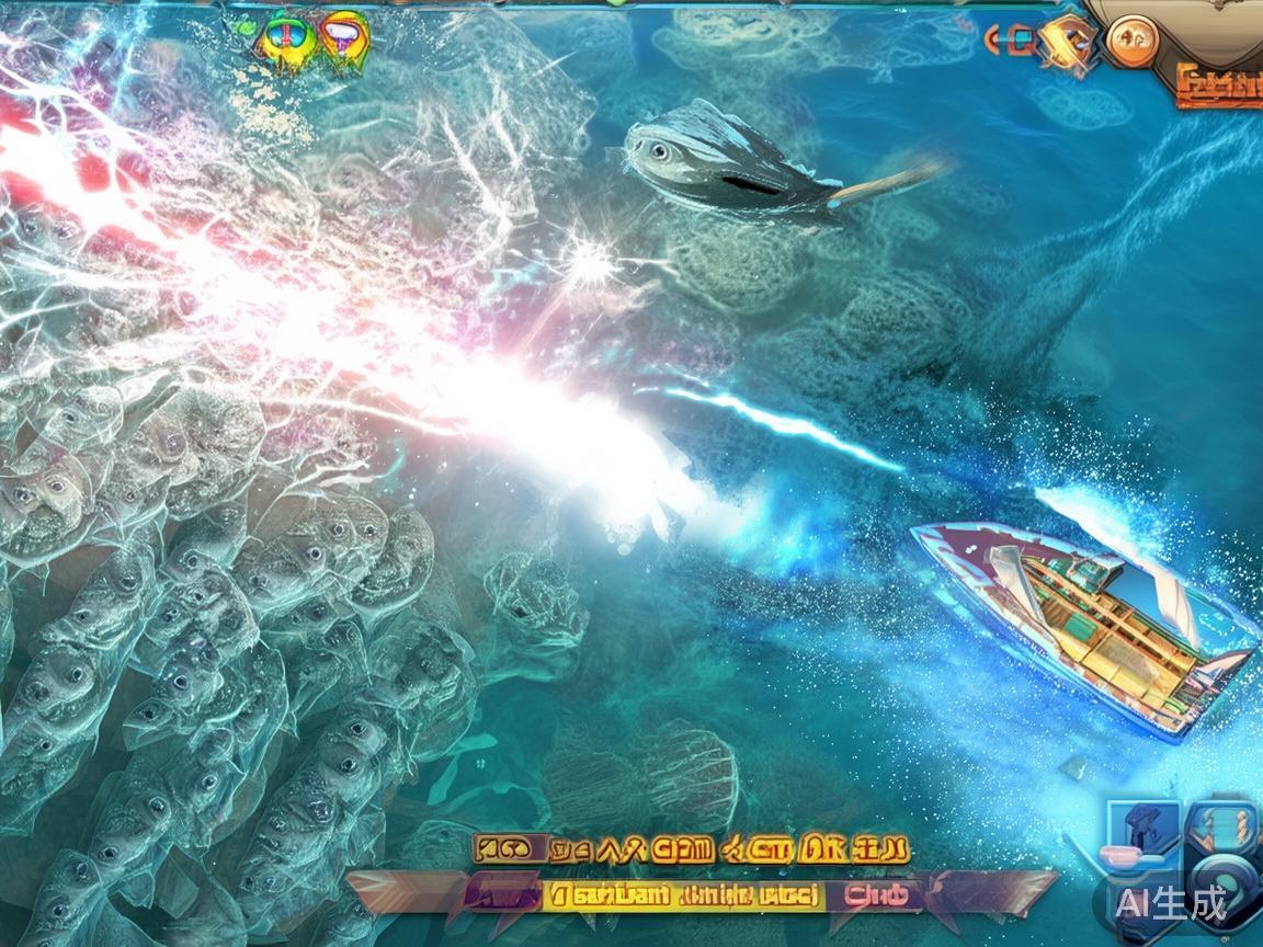 部分捕鱼游戏中会设有特殊技能，例如“雷击”、“火炮